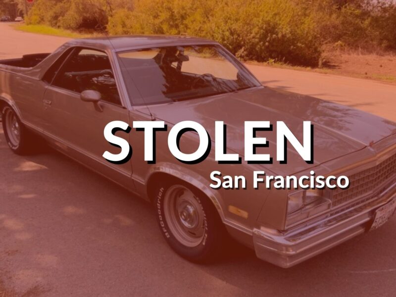 Stolen Classic 1983 Chevrolet El Camino - Sunset District