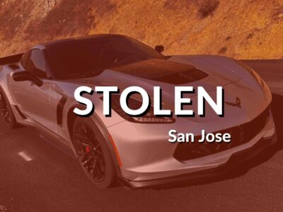 Stolen 2017 Chevrolet Corvette - Silver