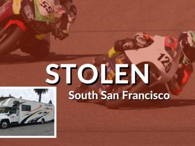 Stolen Honda Track Bike and RV