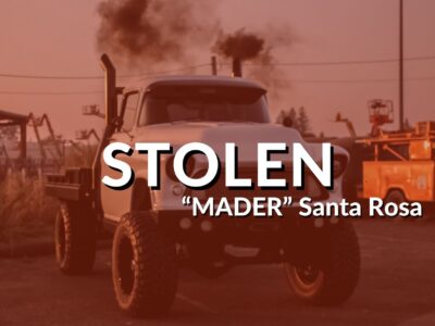 Stolen Classic 57 Chevy 3100 Known as MADER