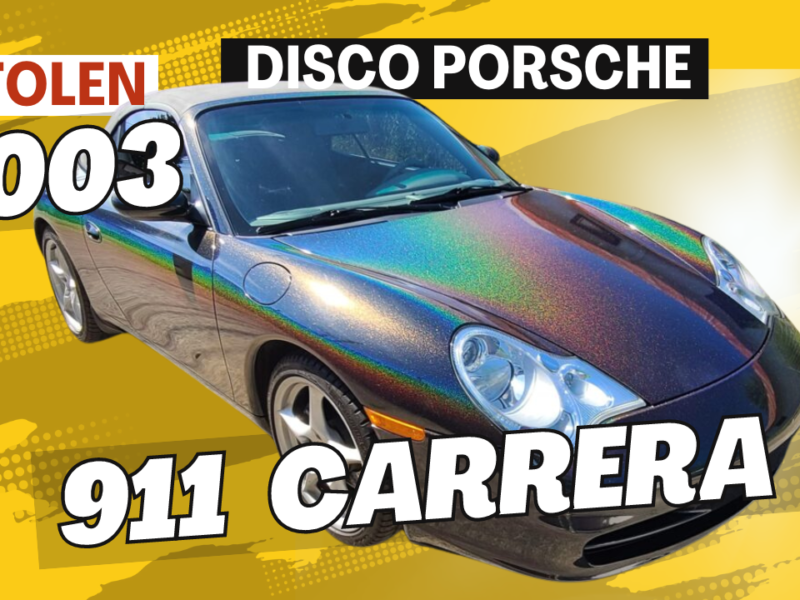 Have You Seen This Disco Porsche? Centralia, WA