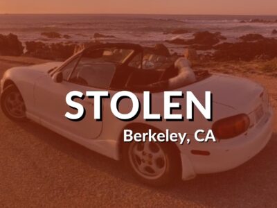 Another Mazda Miata Stolen in Berkeley