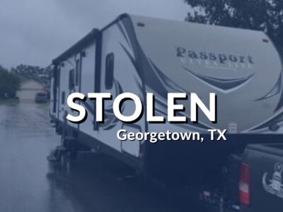 Keystone Travel Trailer Stolen From Storage Yard
