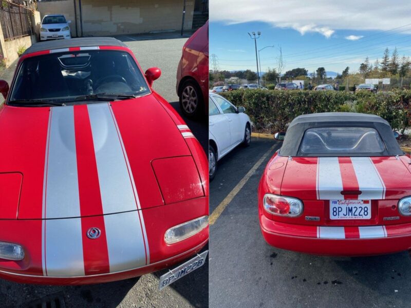 Heartbroken in Berkeley: Beloved 1993 Mazda MX-5 Miata Stolen