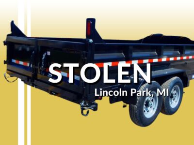 Help a Local Mason Get Their Gear Back: Dump Trailer Goes Missing in Lincoln Park