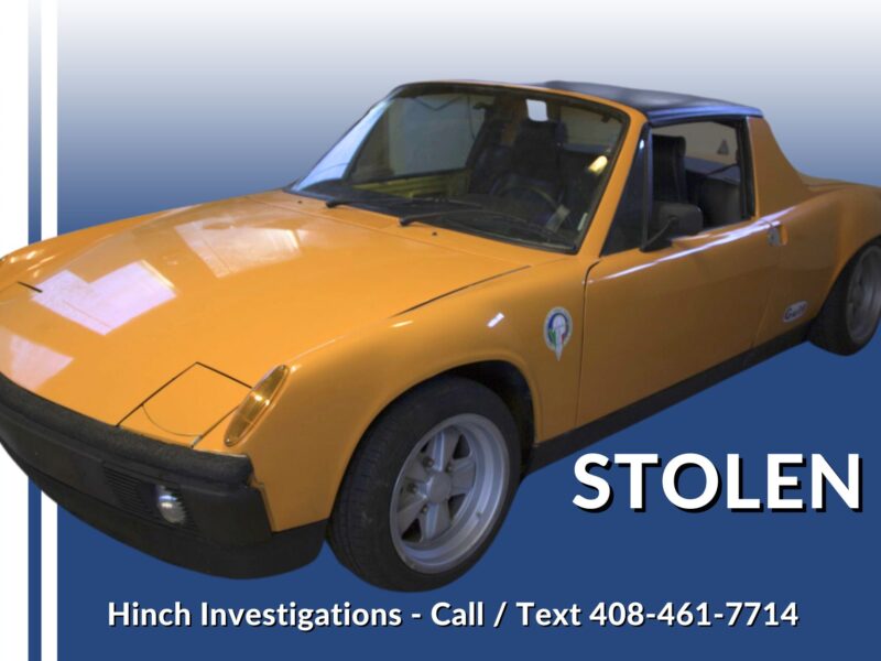 Vanished Canary: Rare 1971 Porsche 914 Disappears in Pasadena